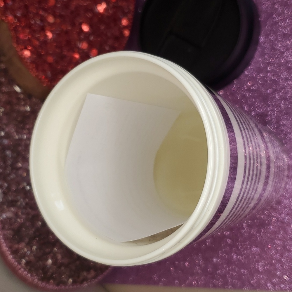 Kate Spade ♠️❤️NWT❤️♠️ "Black Stripe" 16 oz. Thermal Travel Mug♠️❤️♠️❤️♠️❤️ - Picture 9 of 10